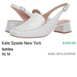 Kate Spade sling back 10